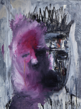 NR.10 "Masque"  | Oliver Sich ca. 80x60cm Mixed Media auf Leinwand